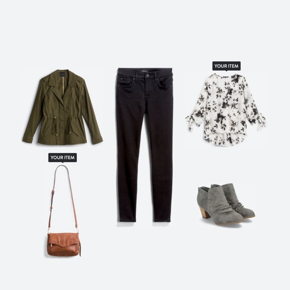 WEST KEI - Allan Surplice Tie Sleeve High-Low Blouse (Stitch Fix) - Picture 4 of 5